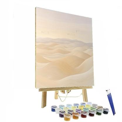 Leonardo Da Vinci Inspired Desert Dune Music Patterns paint by number