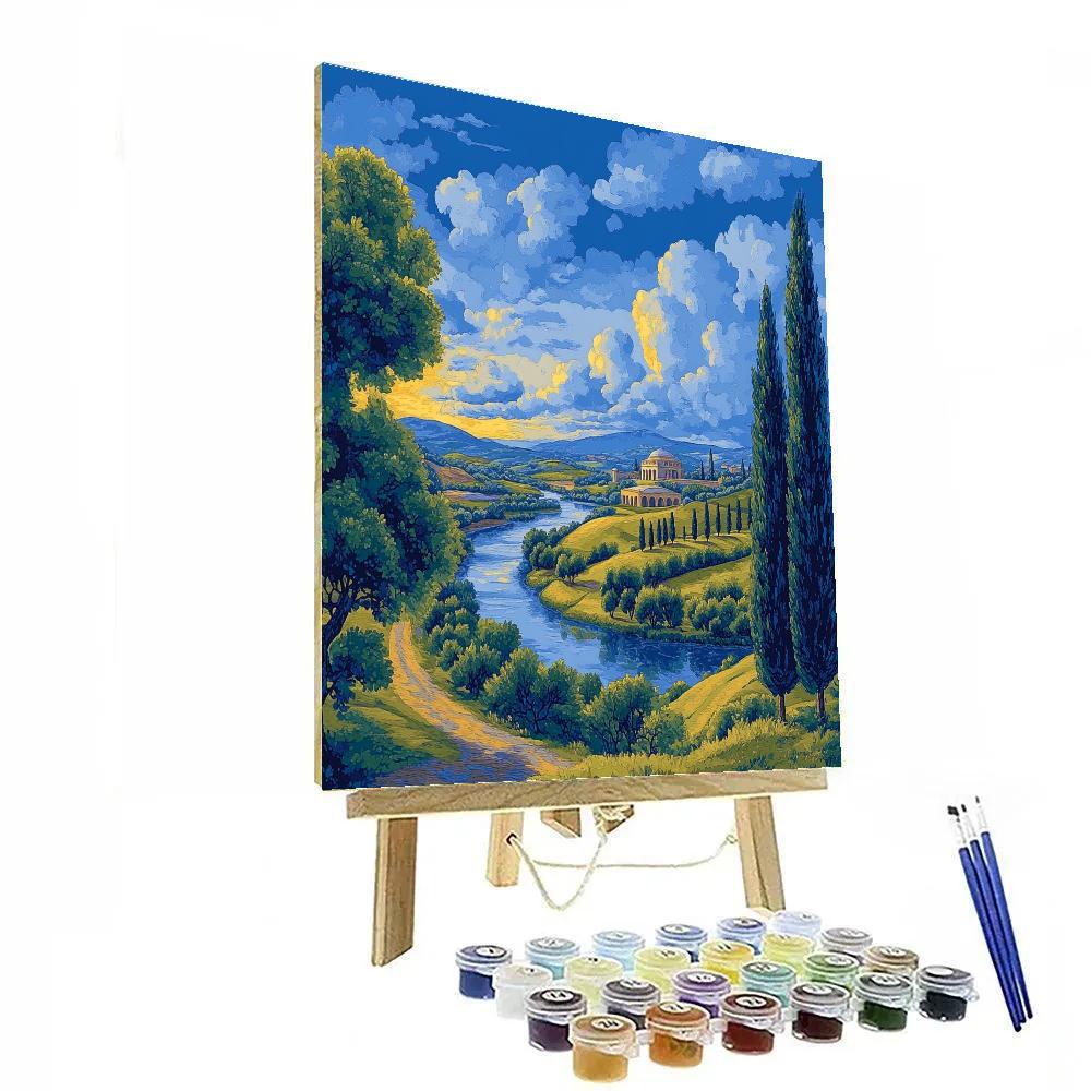 Raphael Inspired Celestial Harmonic Valley paint by color