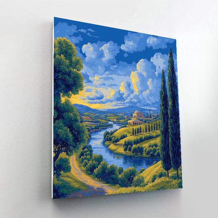 Raphael Inspired Celestial Harmonic Valley paint by color