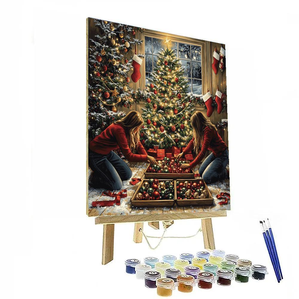 Ornament Sorting Party painting number kit