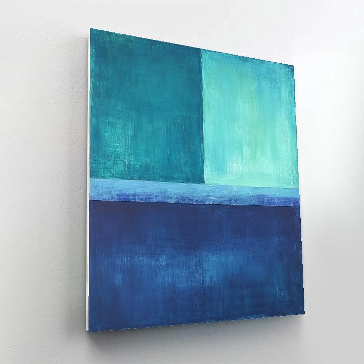 Mark Rothko Inspired Aurora Afterimage Meditation Paint by numbers art