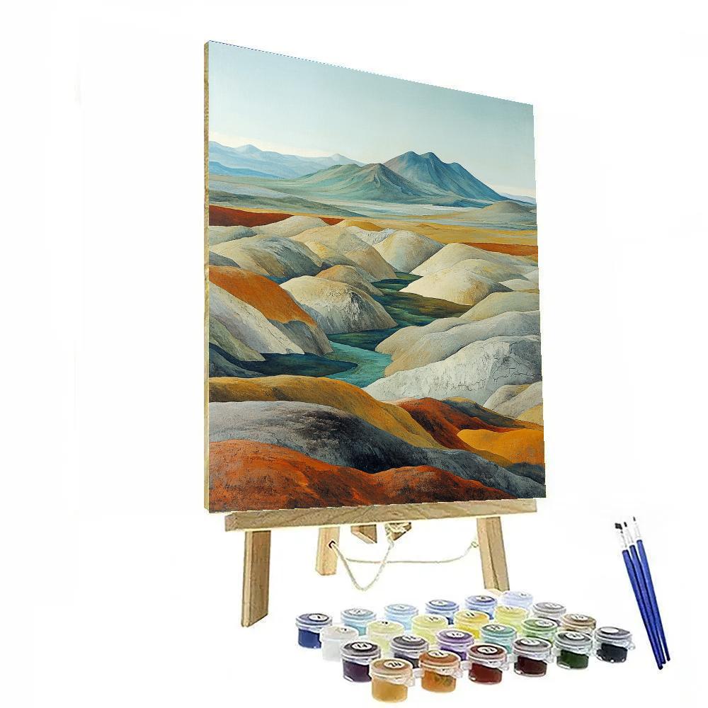 Max Ernst Inspired Lithic Dream Delta DIY paint by numbers