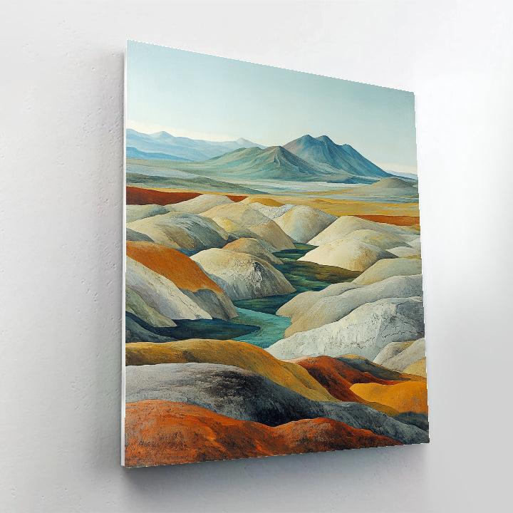 Max Ernst Inspired Lithic Dream Delta DIY paint by numbers