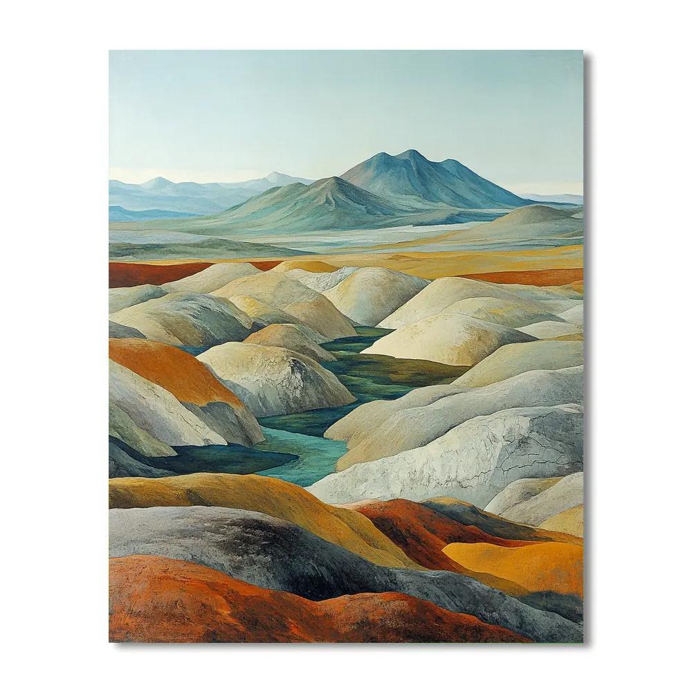 Max Ernst Inspired Lithic Dream Delta DIY paint by numbers