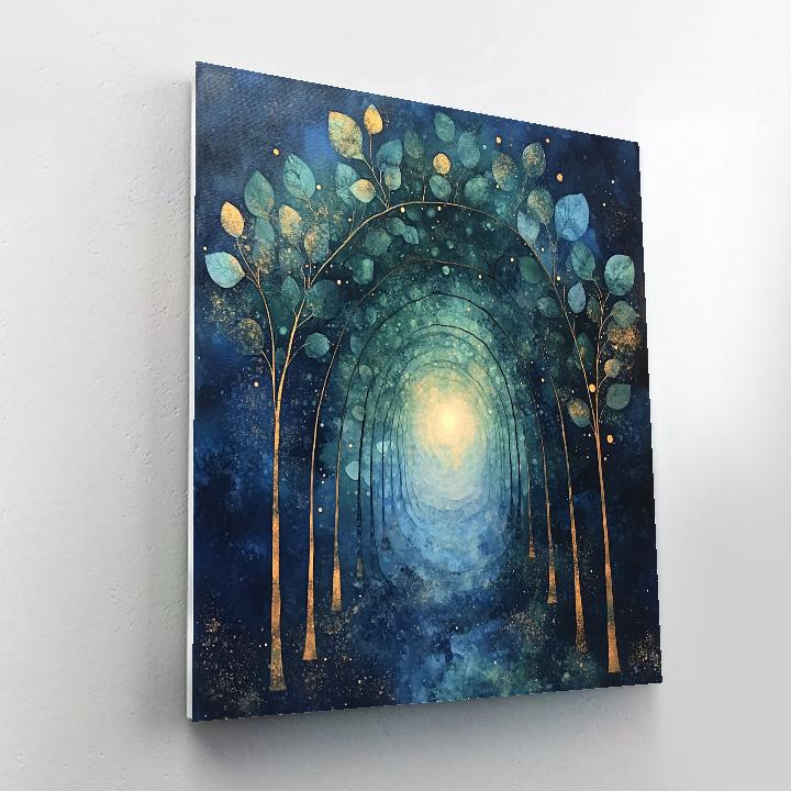 Max Ernst Inspired Nebular Palimpsest Garden Painting by numbers kit