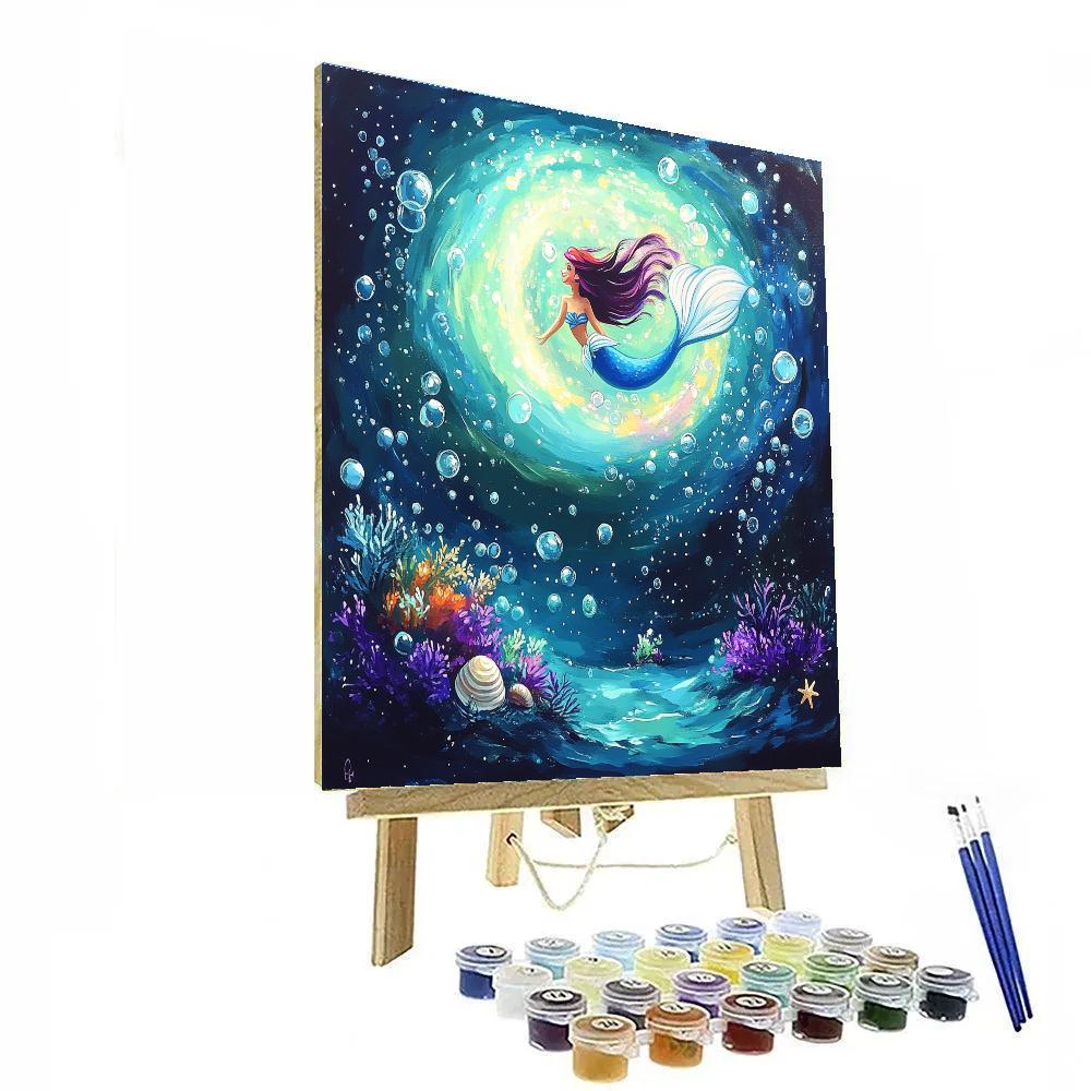 Ariel Bubble Nebula Reef paint by color