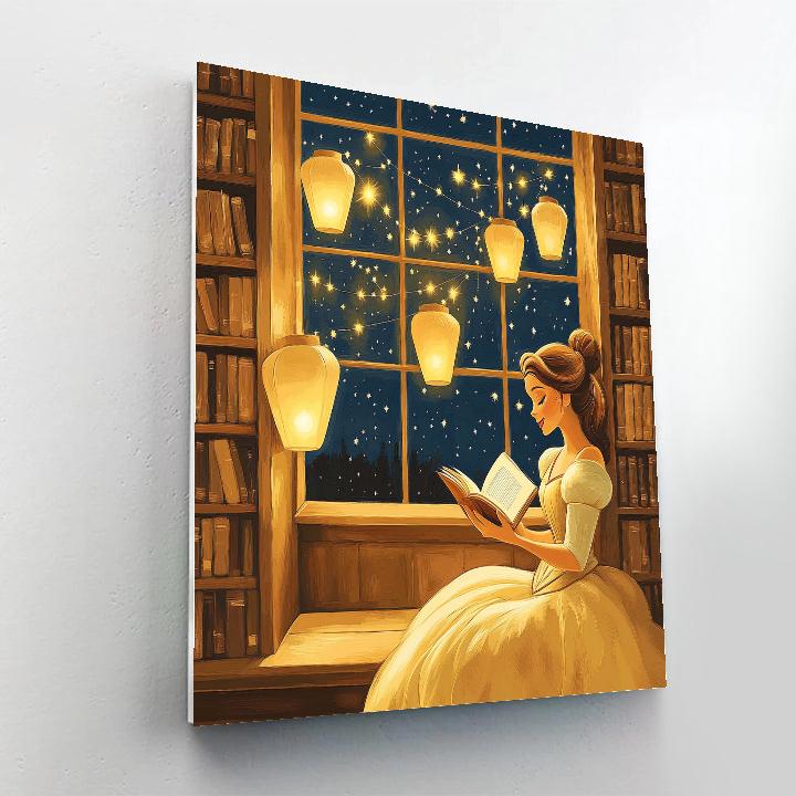 Belle Library Lantern Constellations Paint by numbers art