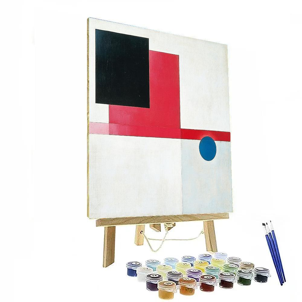 Kazimir Malevich Inspired Event Horizon Geometry paint by color