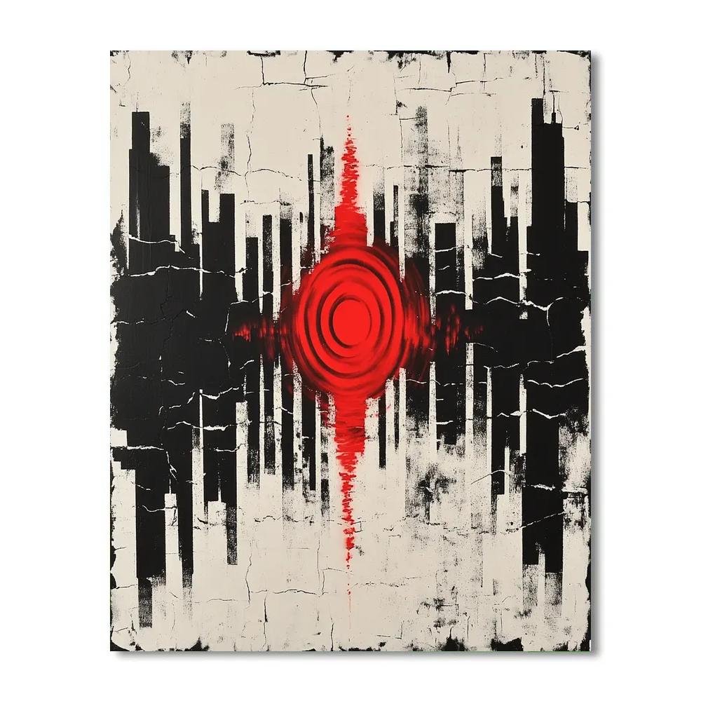 Banksy Inspired Silent Sirens Of The Smog DIY paint by numbers