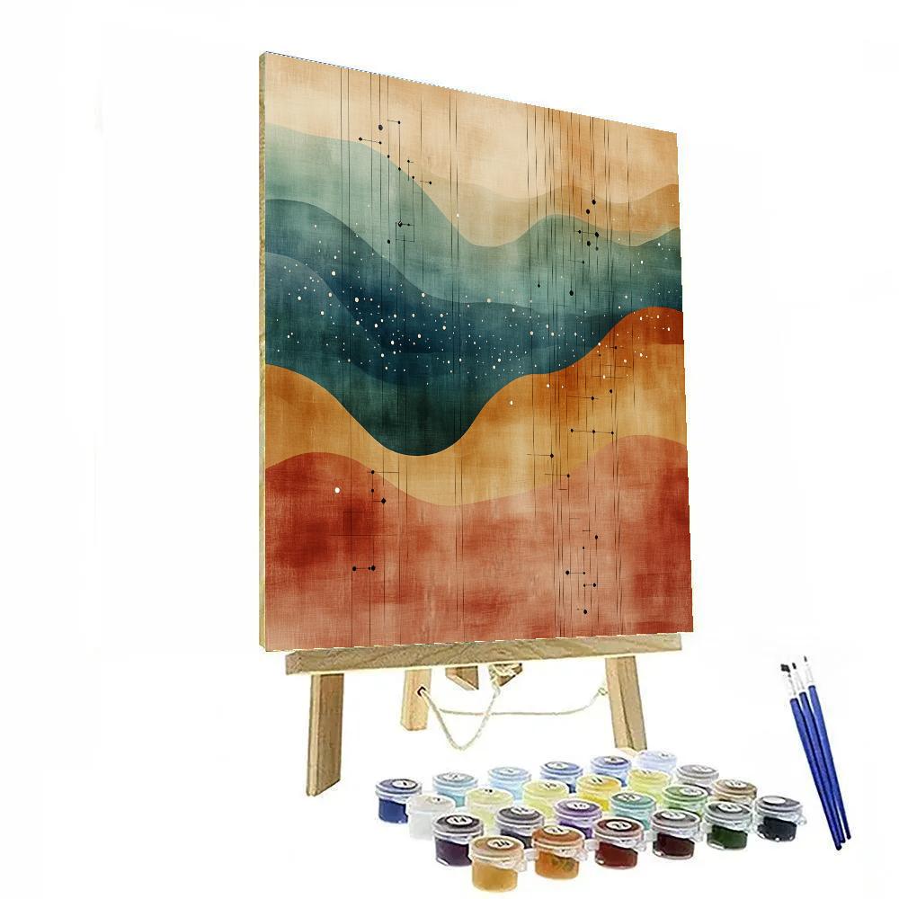 Paul Klee Inspired Quantum Garden Of Orbits DIY paint by numbers