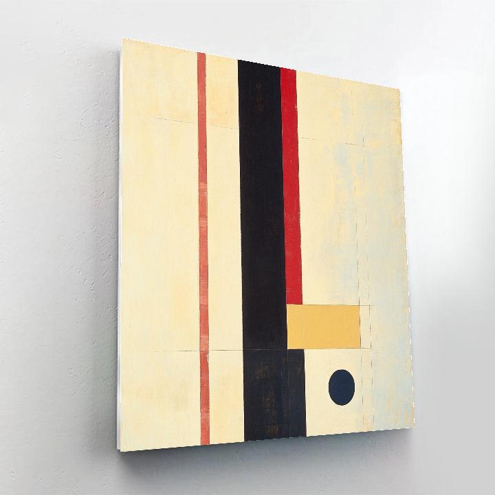 Kazimir Malevich Inspired Pulsar Signal Suprematism paint by numbers