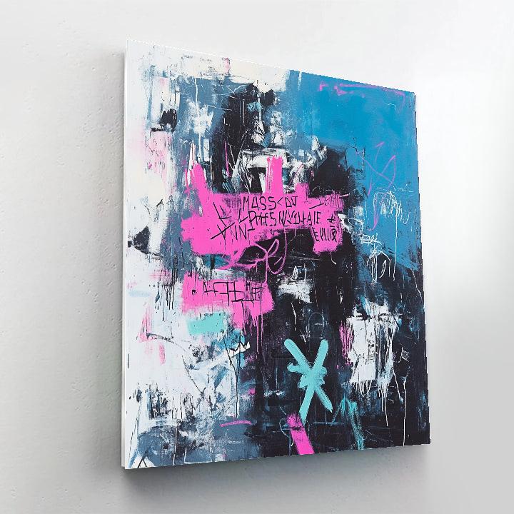 Jean-Michel Basquiat Inspired Dark Matter Chorus DIY paint by numbers