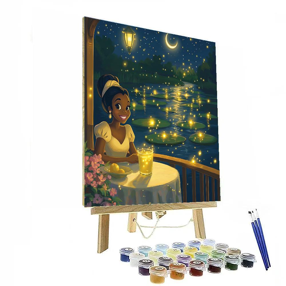 Tiana Firefly Star Cafe Night paint by number