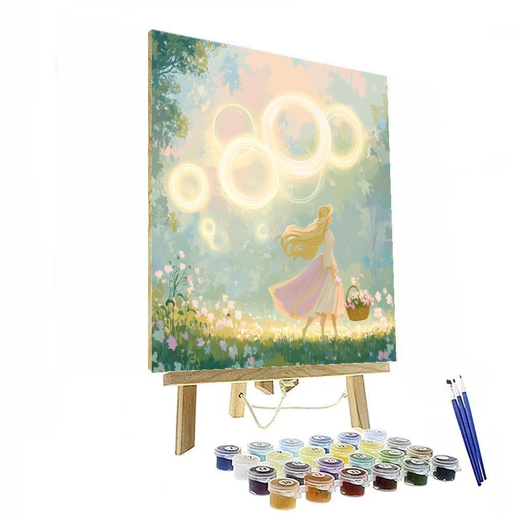 Aurora Enchanted Dawn Sky Rings painting number kit
