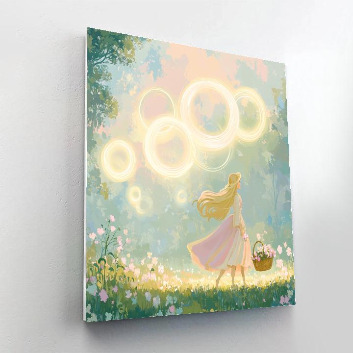 Aurora Enchanted Dawn Sky Rings painting number kit