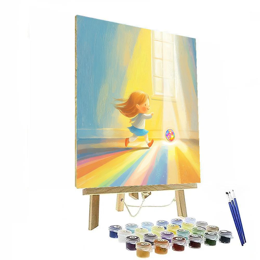 Joy Sunshine Prism Meteor Paint by numbers art