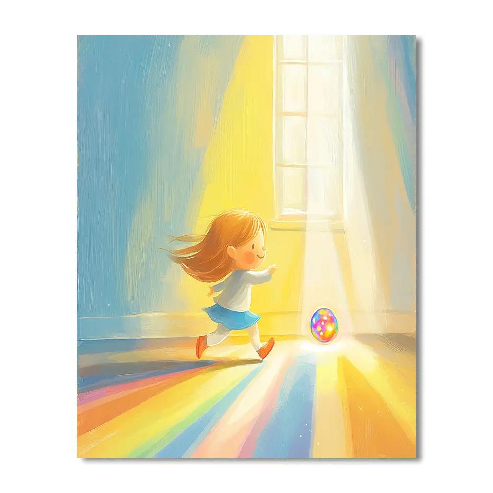 Joy Sunshine Prism Meteor Paint by numbers art