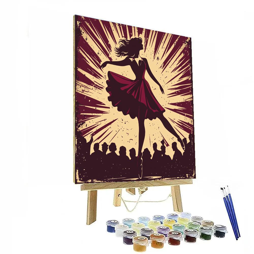 Henri De Toulouse-Lautrec Inspired Cabaret Poster Night Paint by numbers art