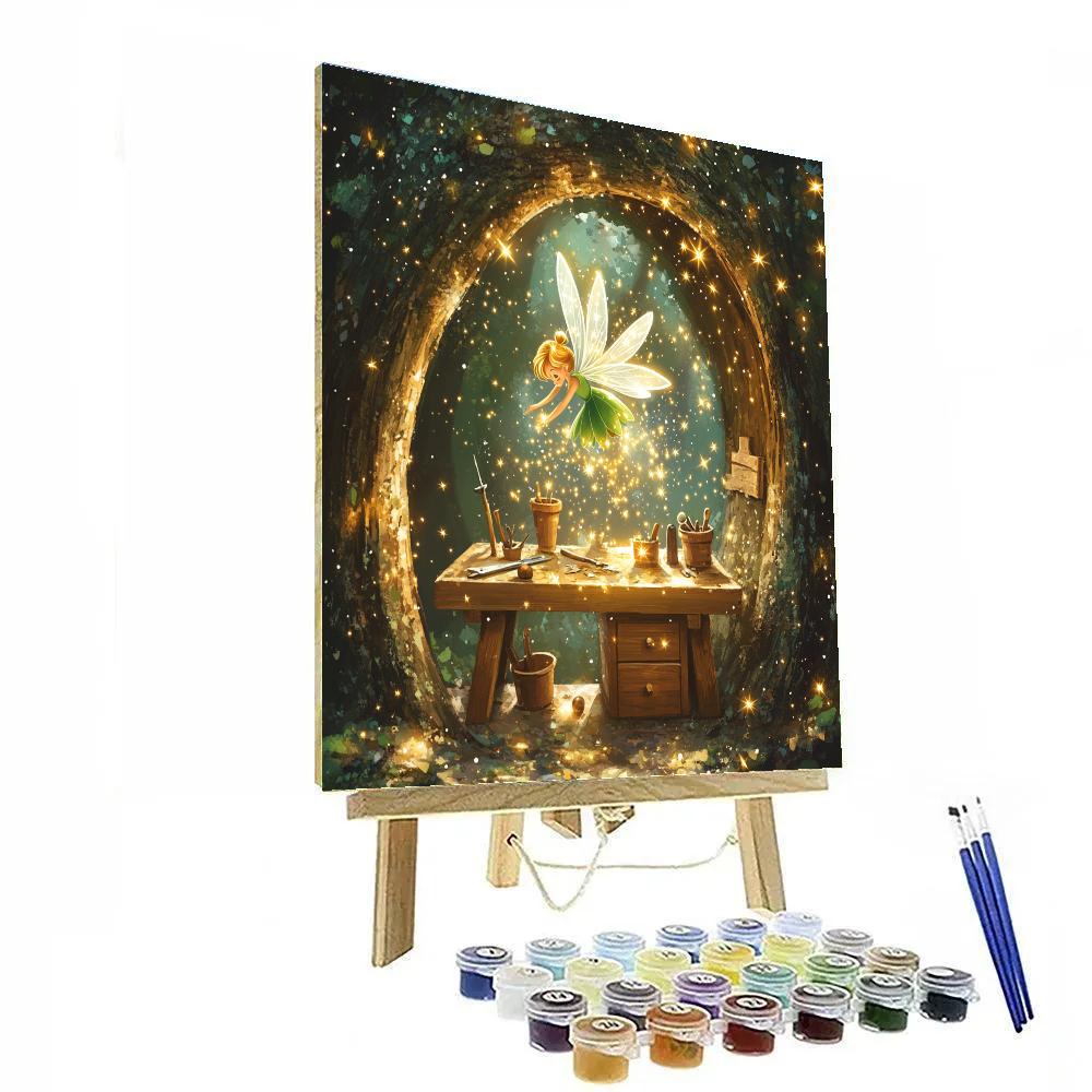 Tinker Bell Stardust Workshop Nook Numbered painting kits