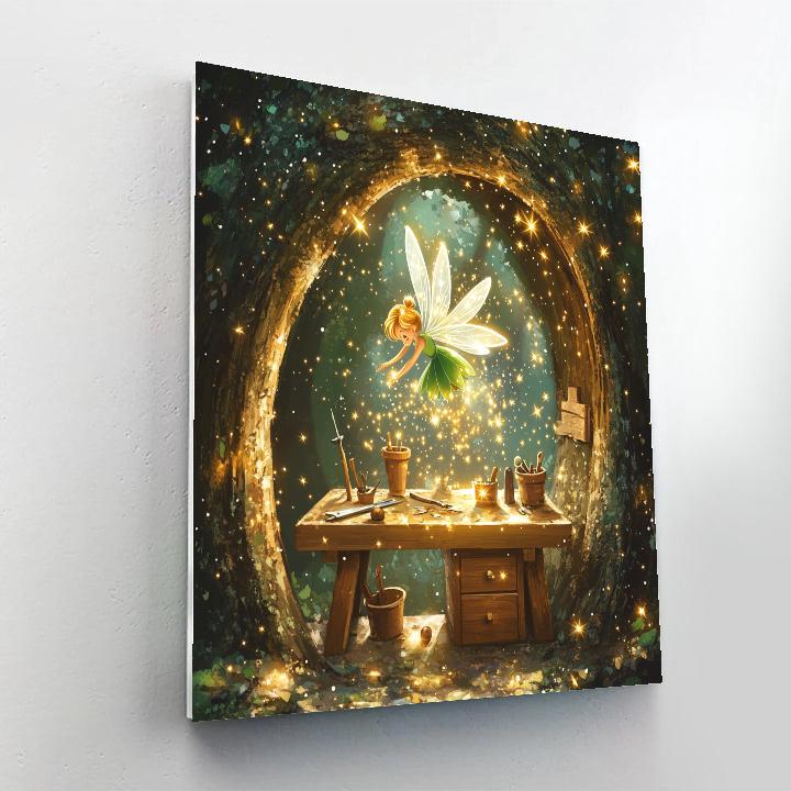 Tinker Bell Stardust Workshop Nook Numbered painting kits