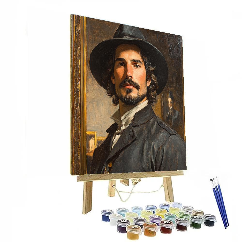 Diego Velazquez Inspired Royal Museum Guard Portrait Paint by numbers art