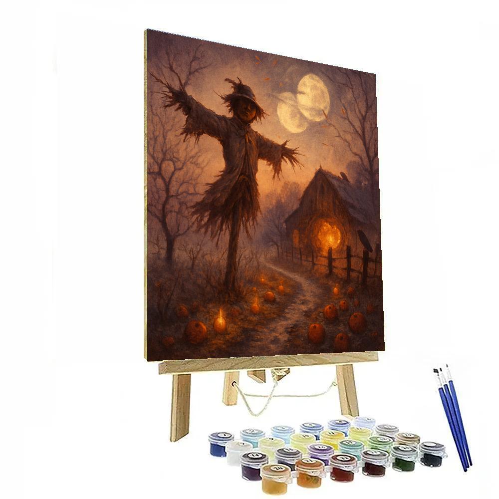 The Orchard Where The Moon Sets Twice paint by color