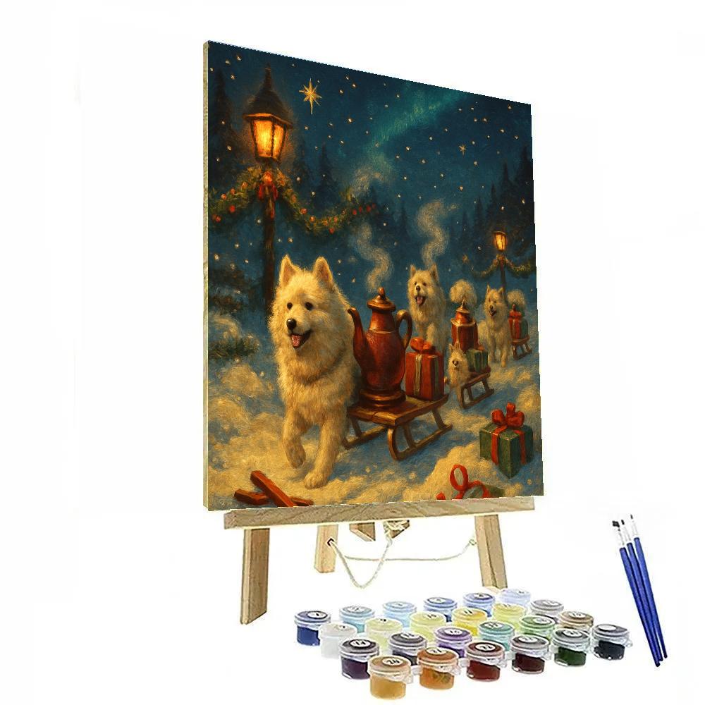 Midnight Cocoa Caravan Paint by numbers art