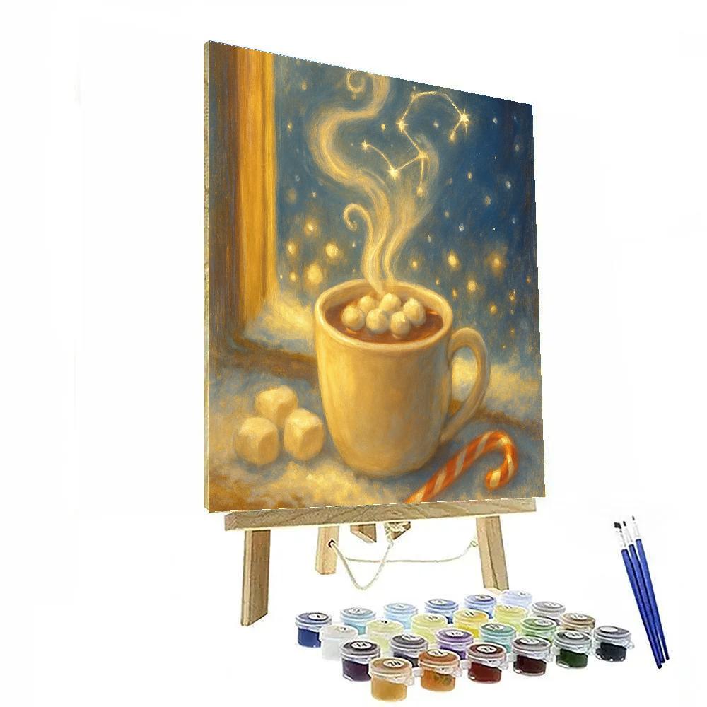 The Cocoa Steam Constellation paint by number