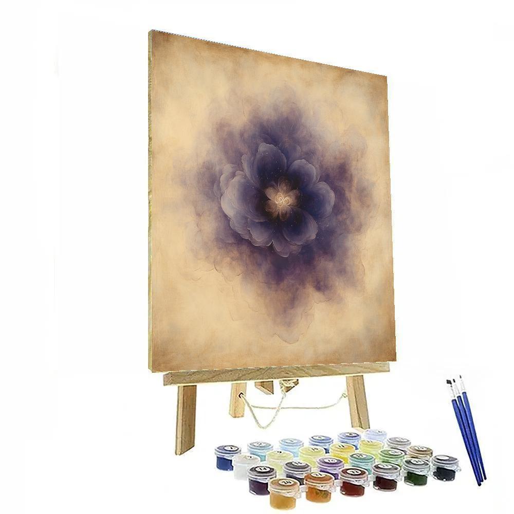 Leonardo Da Vinci Inspired Nebula Garden Painting by numbers kit