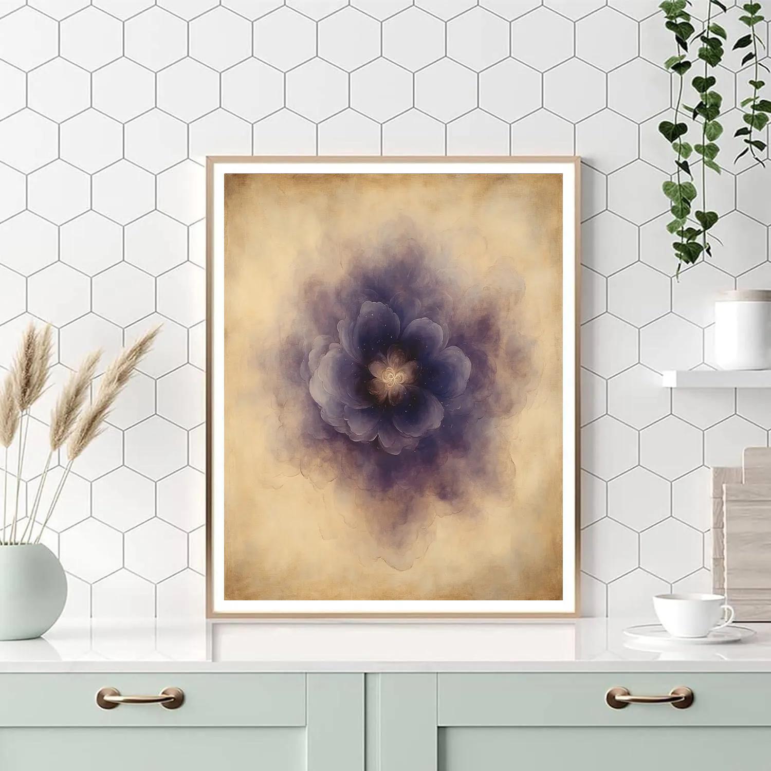 Leonardo Da Vinci Inspired Nebula Garden Painting by numbers kit