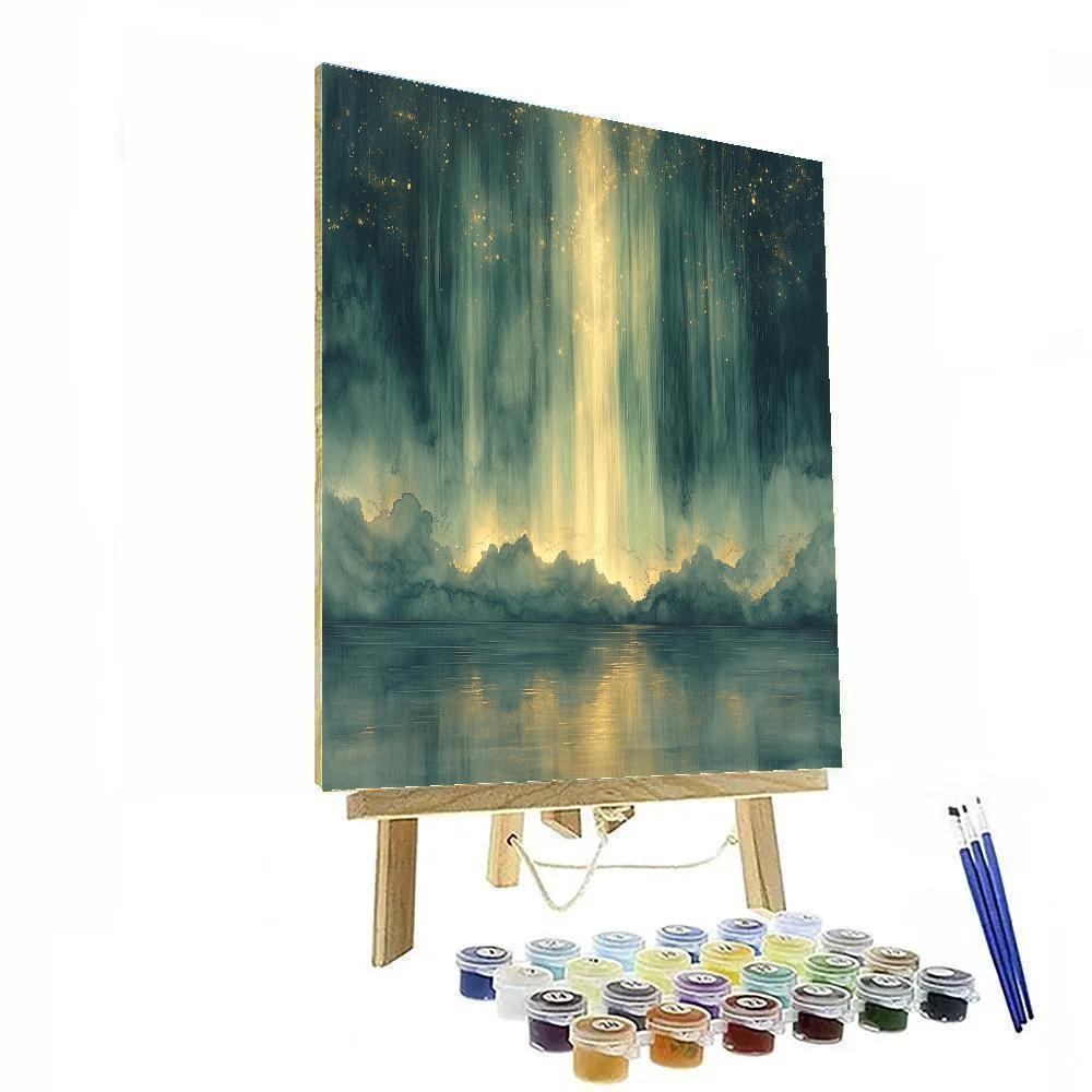 Leonardo Da Vinci Inspired Aurora Weather Veils paint by color