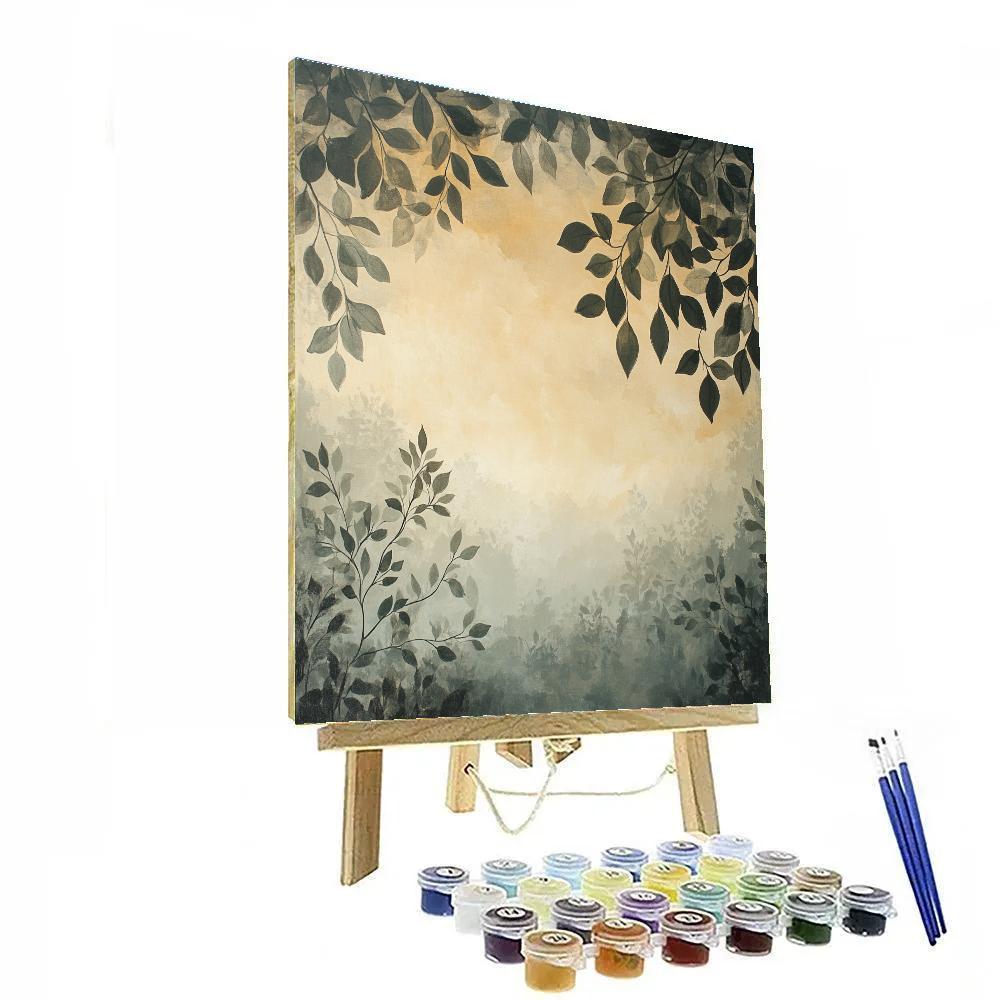 Leonardo Da Vinci Inspired Forest Breath Patterns Numbered painting kits