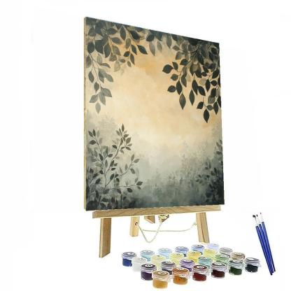 Leonardo Da Vinci Inspired Forest Breath Patterns Numbered painting kits