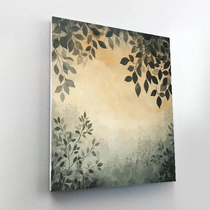 Leonardo Da Vinci Inspired Forest Breath Patterns Numbered painting kits