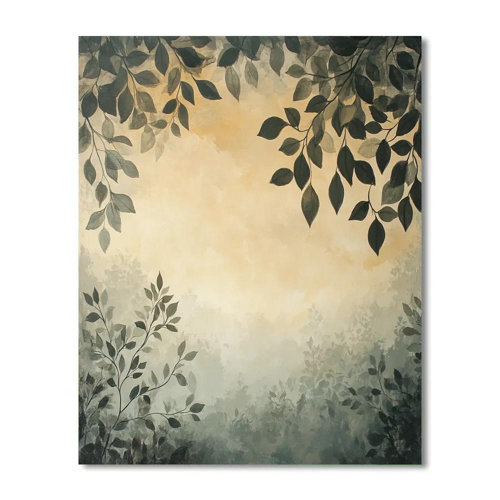 Leonardo Da Vinci Inspired Forest Breath Patterns Numbered painting kits