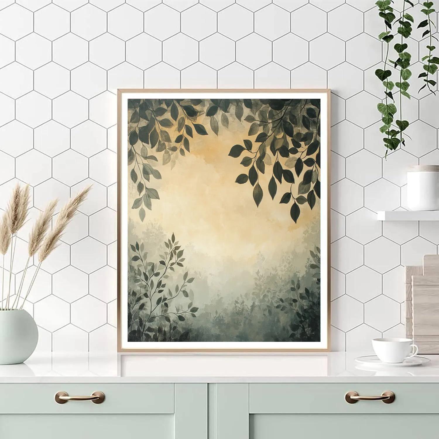 Leonardo Da Vinci Inspired Forest Breath Patterns Numbered painting kits