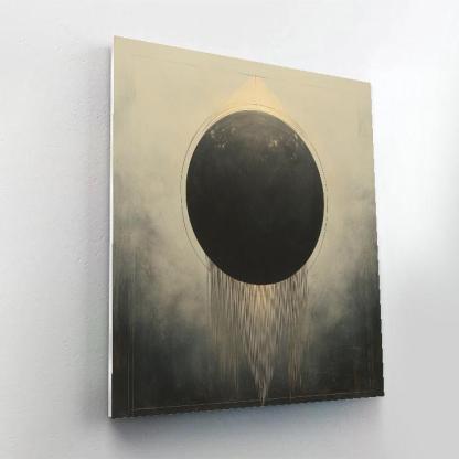 Leonardo Da Vinci Inspired Eclipse Quiet Disc Paint by numbers art