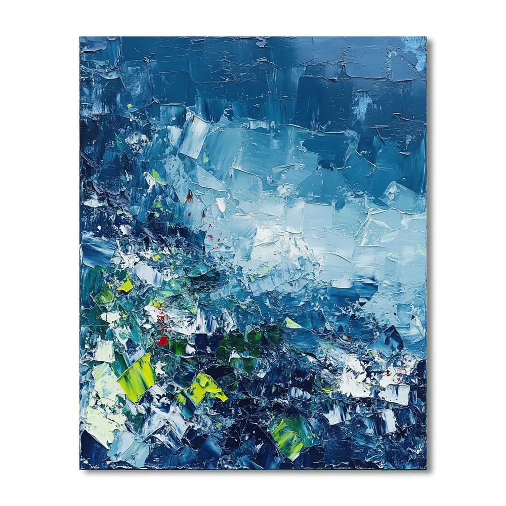 Jean-Paul Riopelle Inspired Auroral Fracture Over Boreal Wetlands Paint by numbers kits