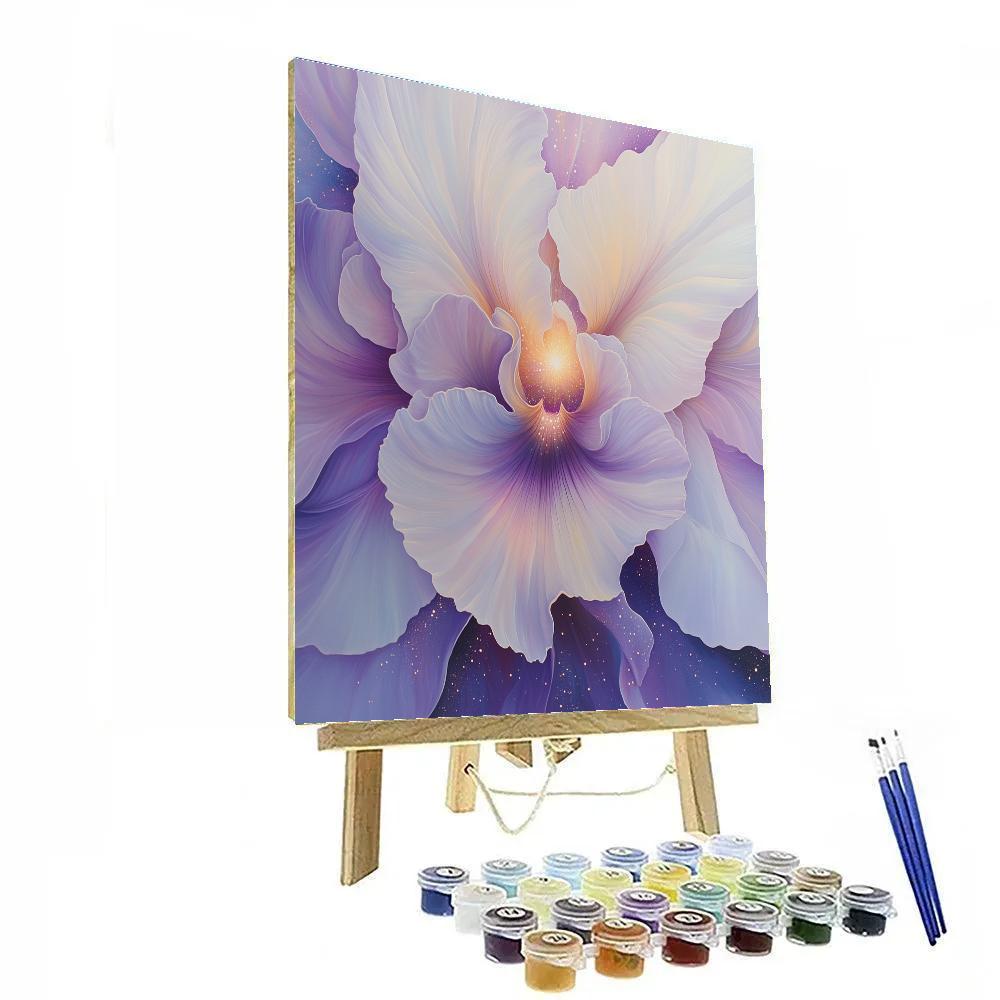 Georgia OKeeffe Inspired Cosmic Orchid Close Up Paint by numbers kits