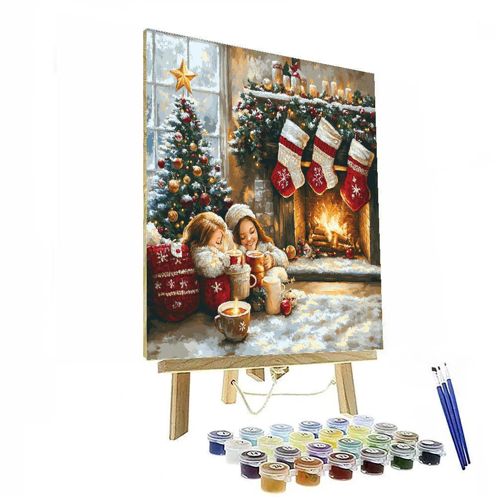 Starlit Mantle Toast Number painting