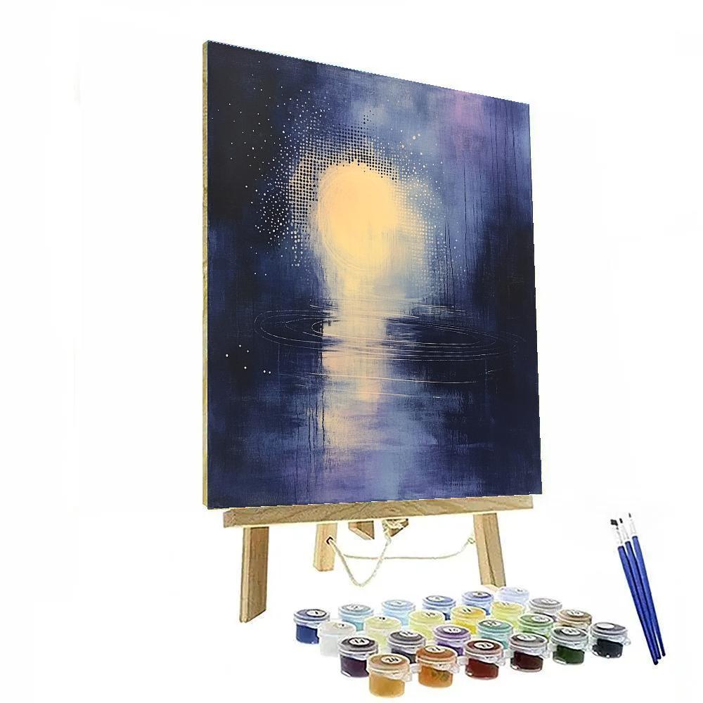 Paul Klee Inspired Orbital Lullaby Grid Paint by numbers art