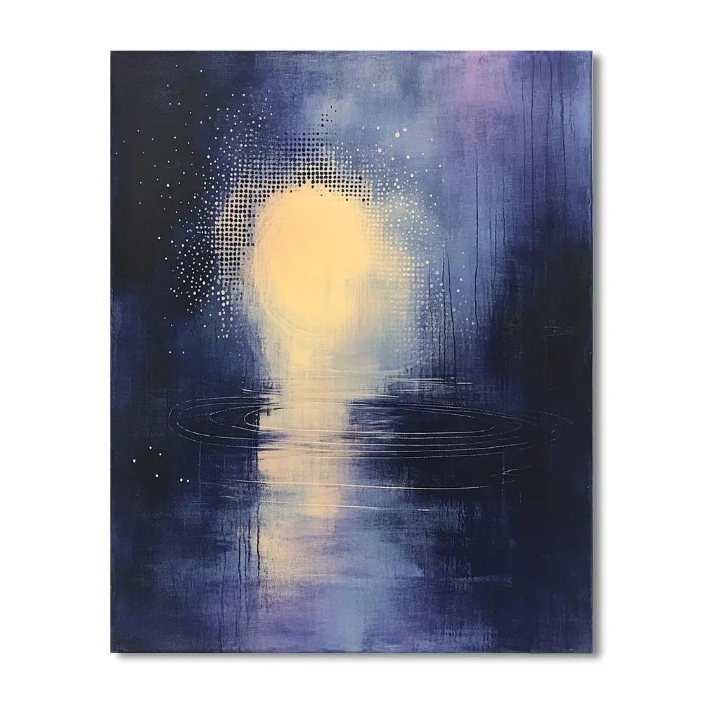 Paul Klee Inspired Orbital Lullaby Grid Paint by numbers art