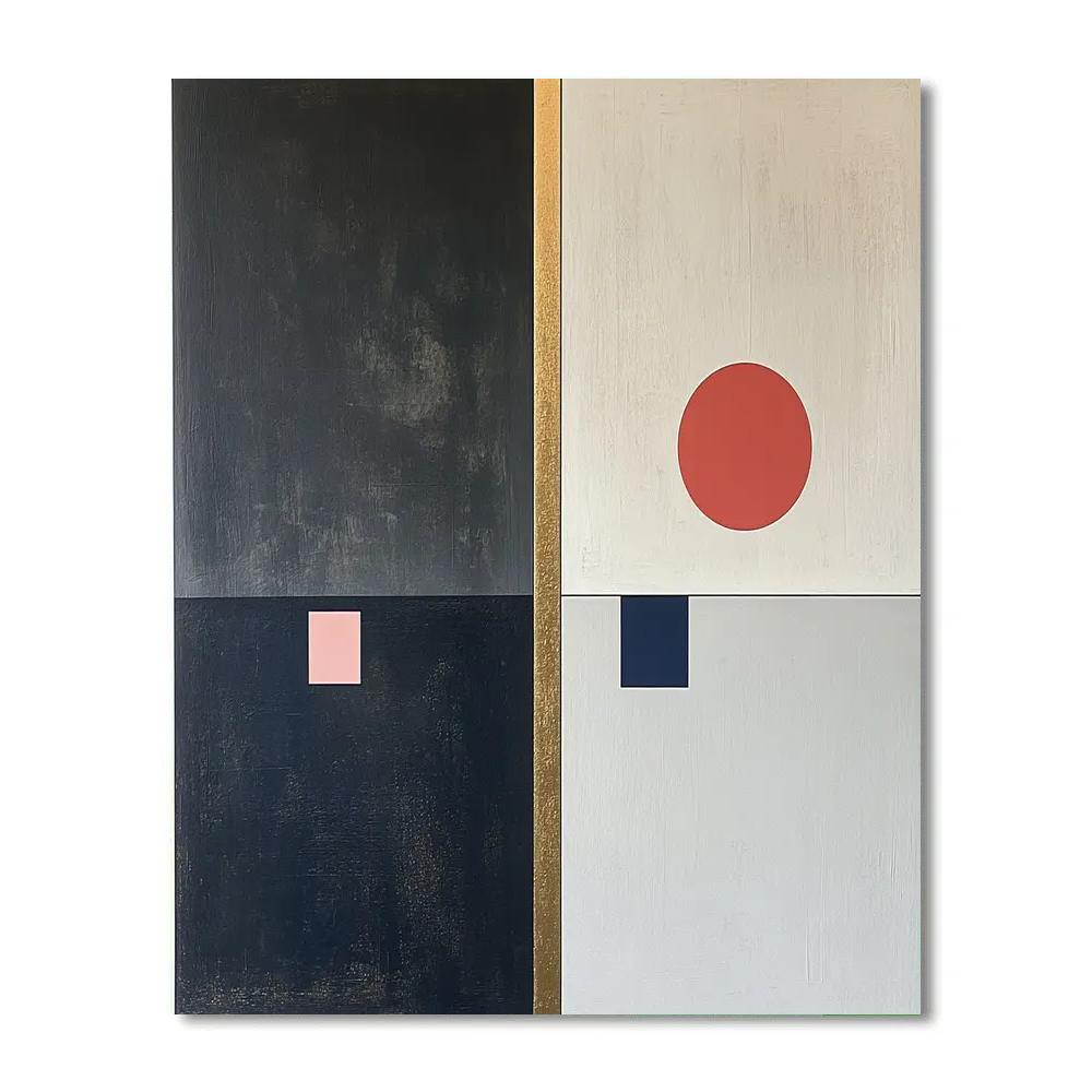 Kazimir Malevich Inspired Lagrange Point Equilibrium paint by number