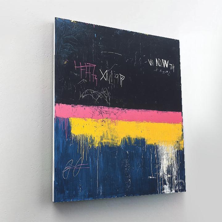 Jean-Michel Basquiat Inspired Quantum Horizon Anthem paint by numbers