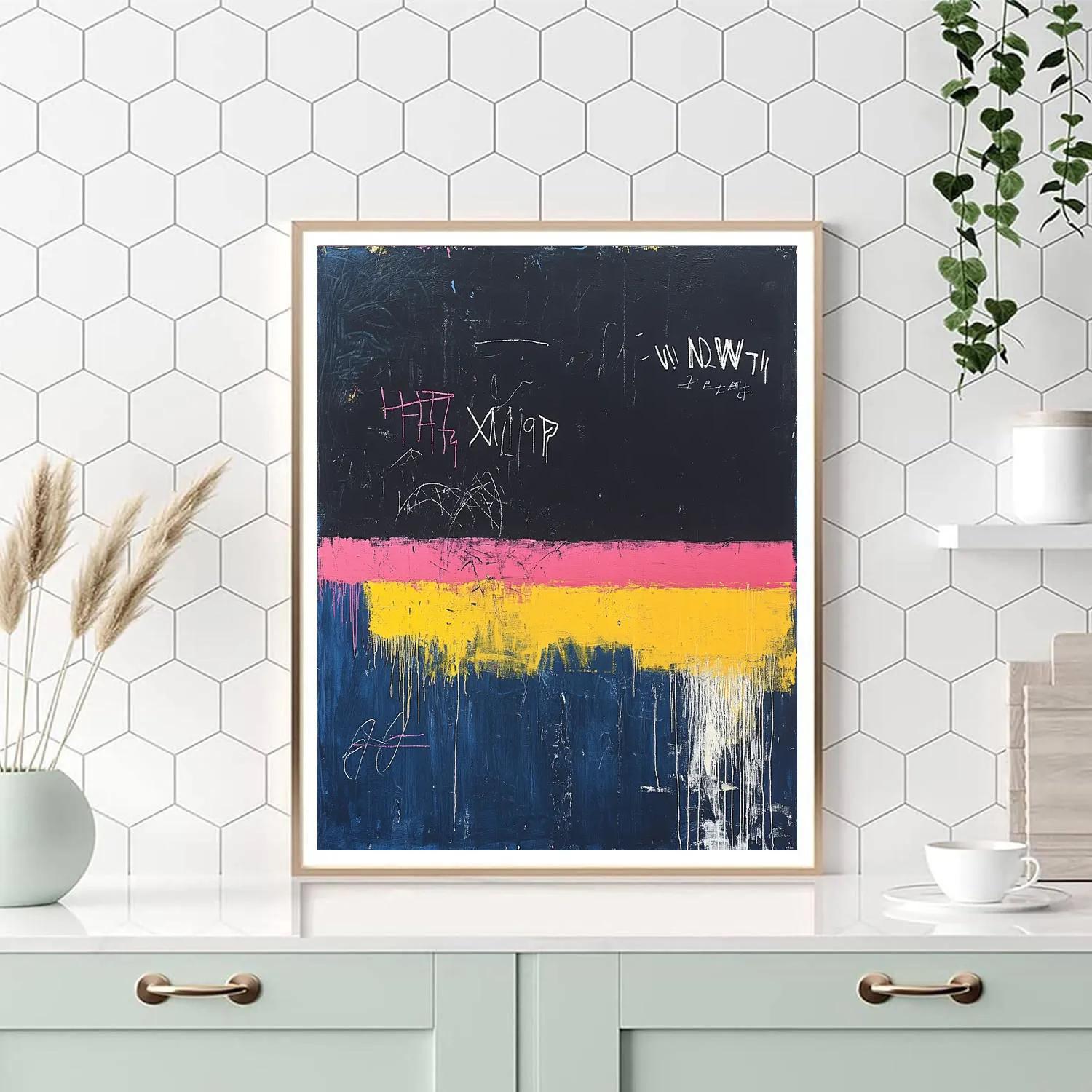 Jean-Michel Basquiat Inspired Quantum Horizon Anthem paint by numbers