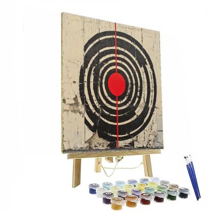 Banksy Inspired Orbital Ceasefire Diagram paint by color