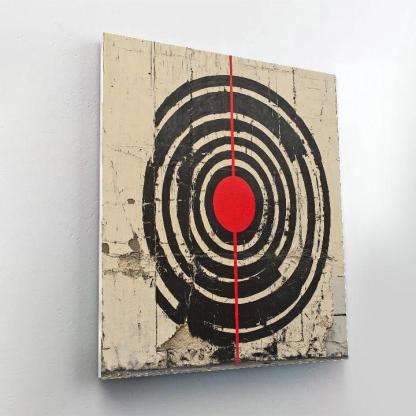 Banksy Inspired Orbital Ceasefire Diagram paint by color