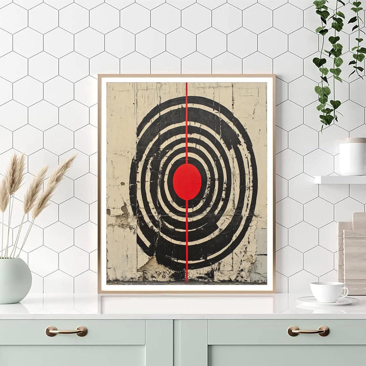 Banksy Inspired Orbital Ceasefire Diagram paint by color