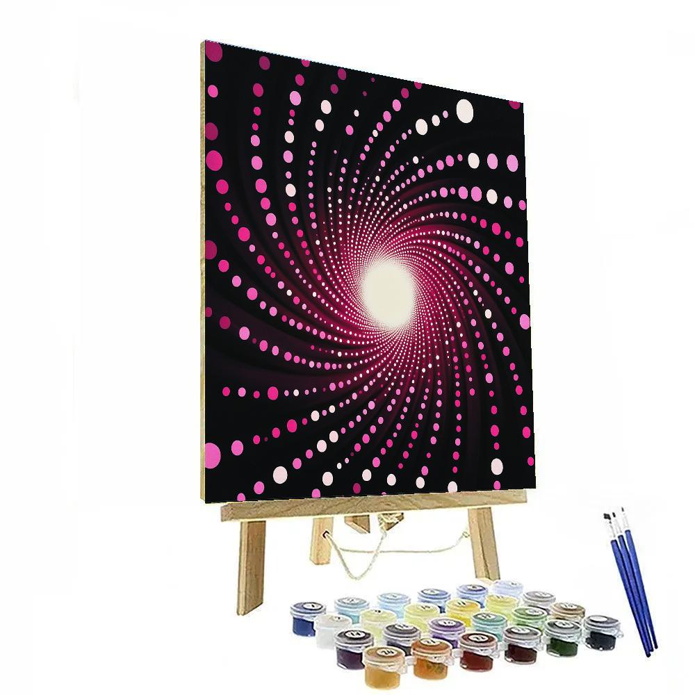 Yayoi Kusama Inspired Event Horizon Dotfield paint by color