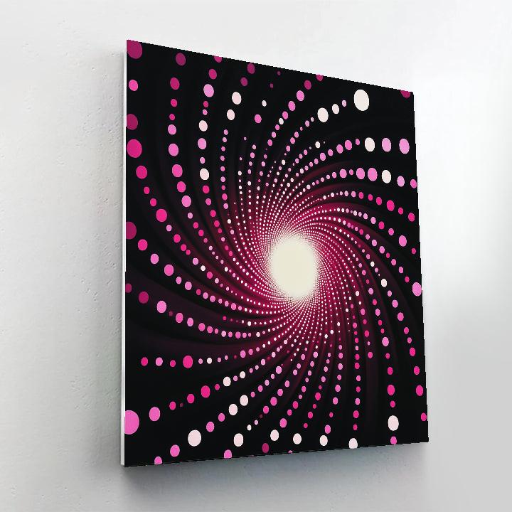Yayoi Kusama Inspired Event Horizon Dotfield paint by color